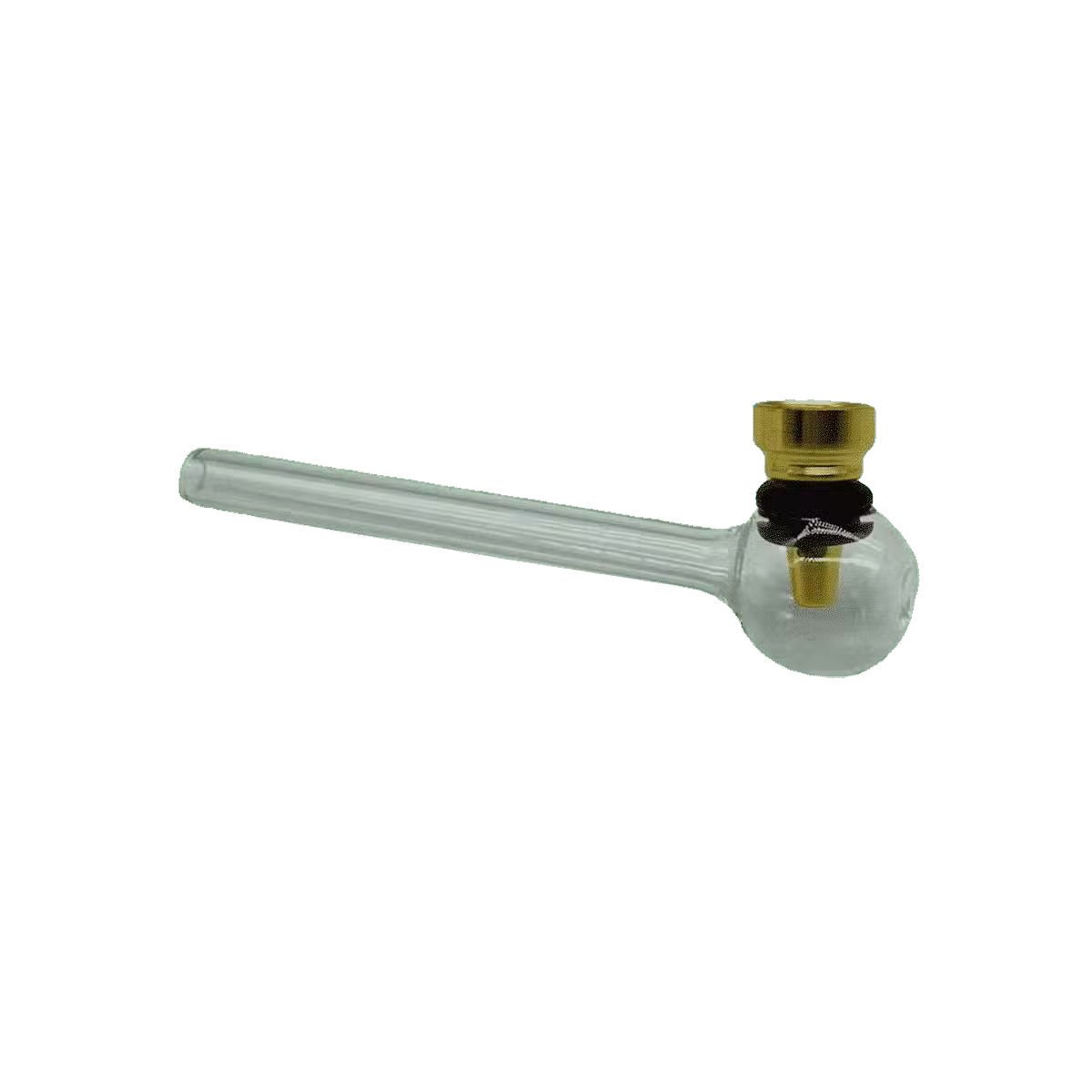 EDU13 PIPA PYREX SILVER GOLD 12CM
