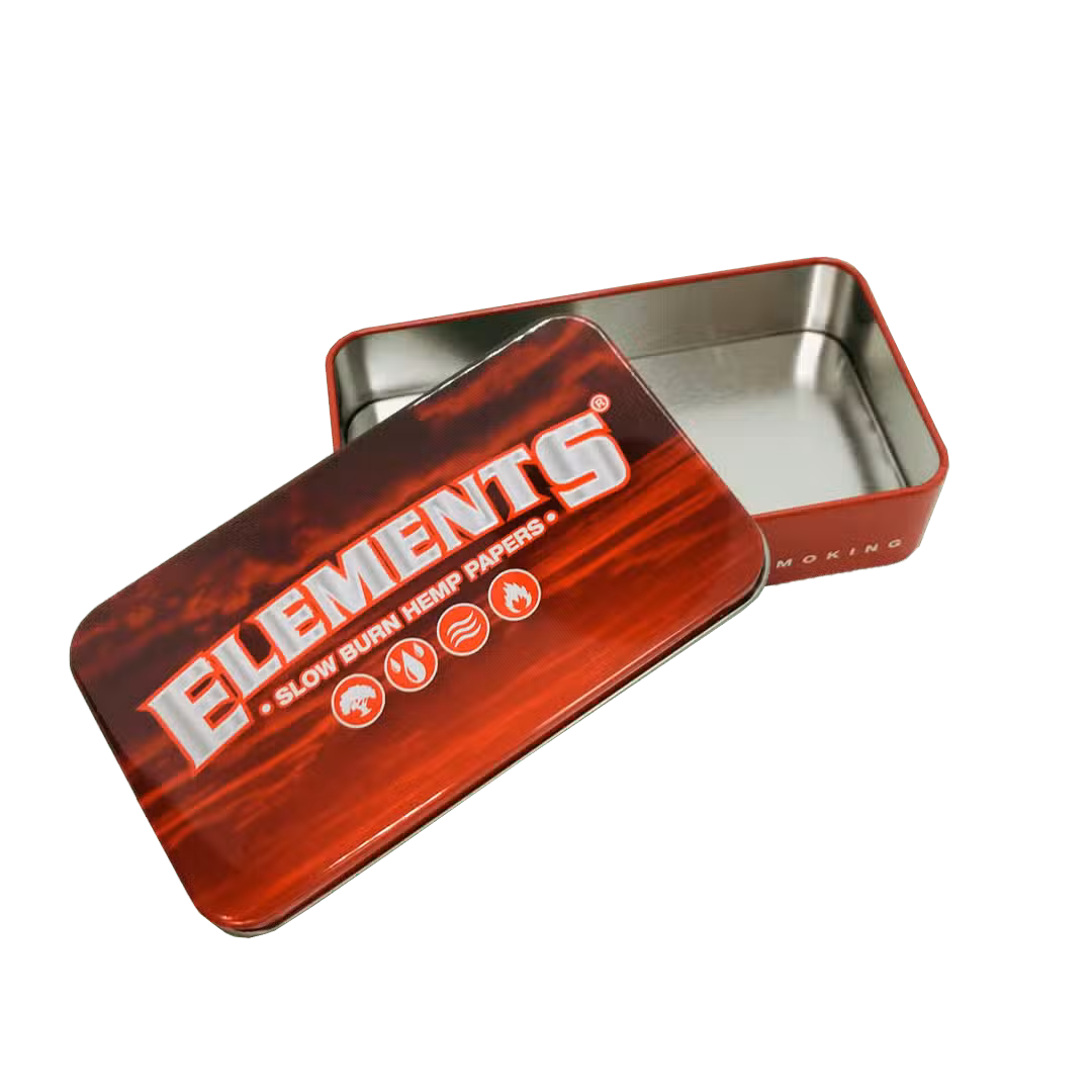 ELEMENTS TIN CASE RED 115 X 65 X 25MM