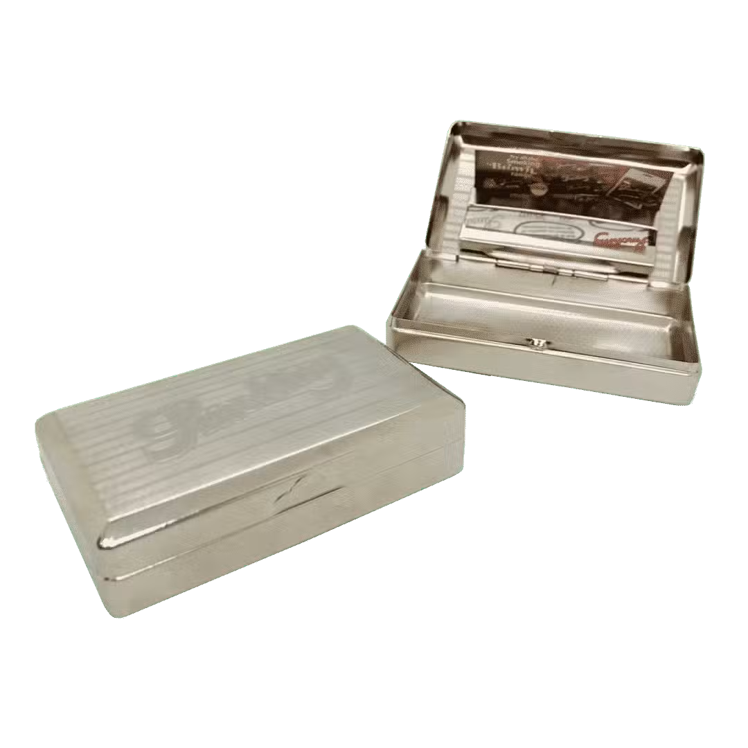 METAL TOBACCO BOX SMOKING 98X58MM