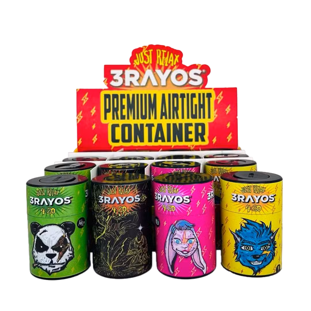 FRASCO HERMÉTICO 3RAYOS Ø 50mm73mm