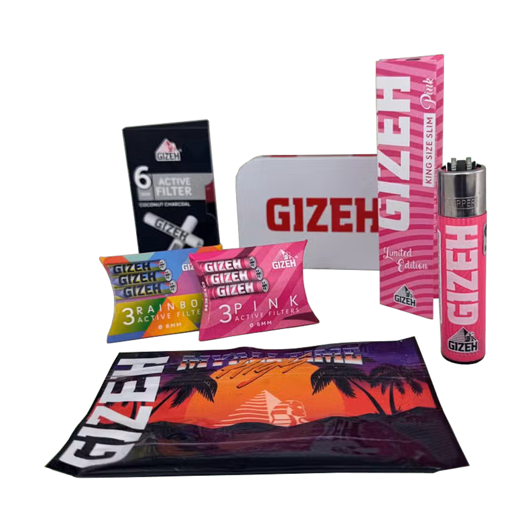 GIZEH COMBO 6 art Lata papel, active, clipper, pink ks