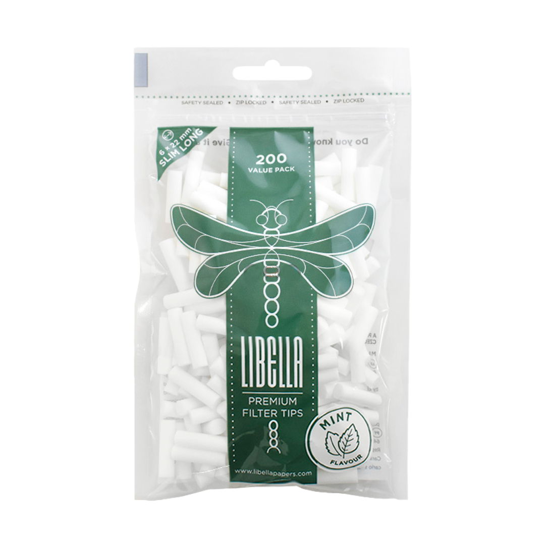 FILTRO LIBELLA SLIM LONG MENTHOL 200u 6x22mm