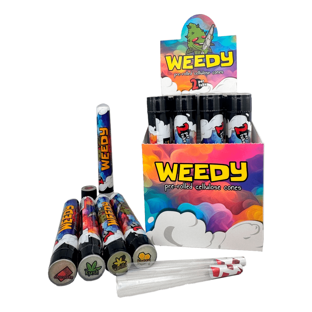 CONO CELULOSA PRE ROLLED 78mm x 2 WEEDY