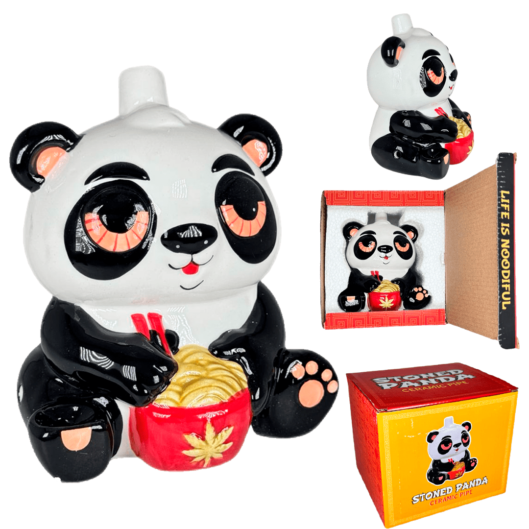 374-STONED PANDA PIPE