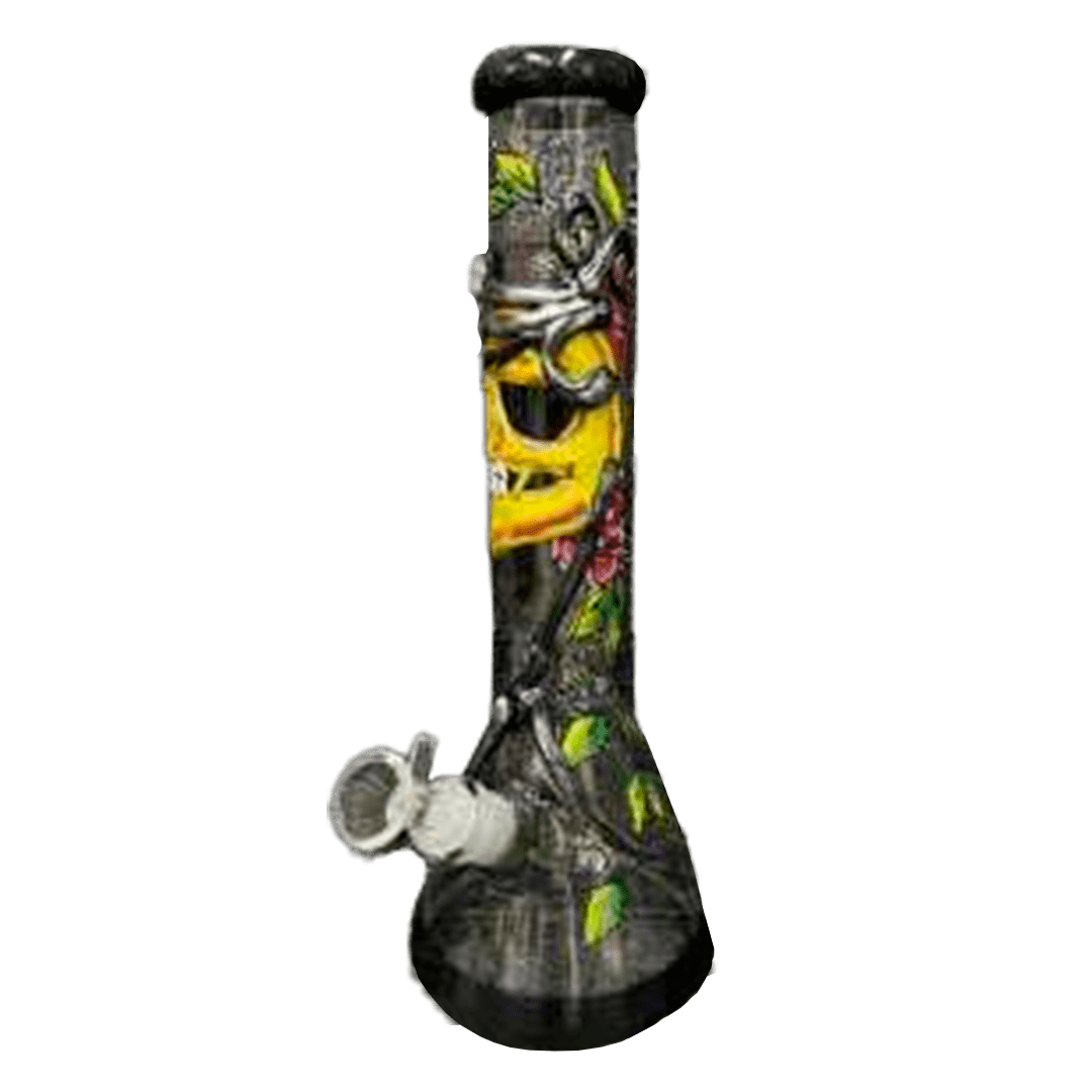 BNG056-BONG CALAVERA AMARILLA GDE 35cm