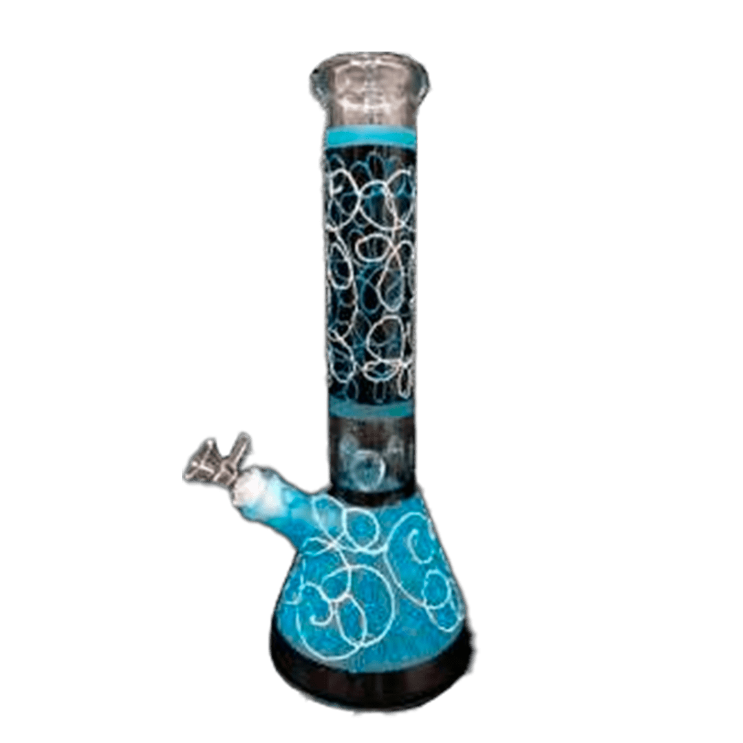 BNG077A-BONG AZUL GDE 35CM