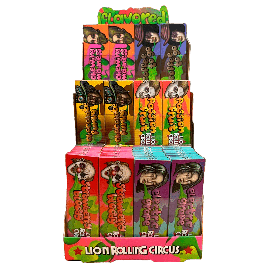 LION EXHIBIDOR SABORIZADAS X 90u