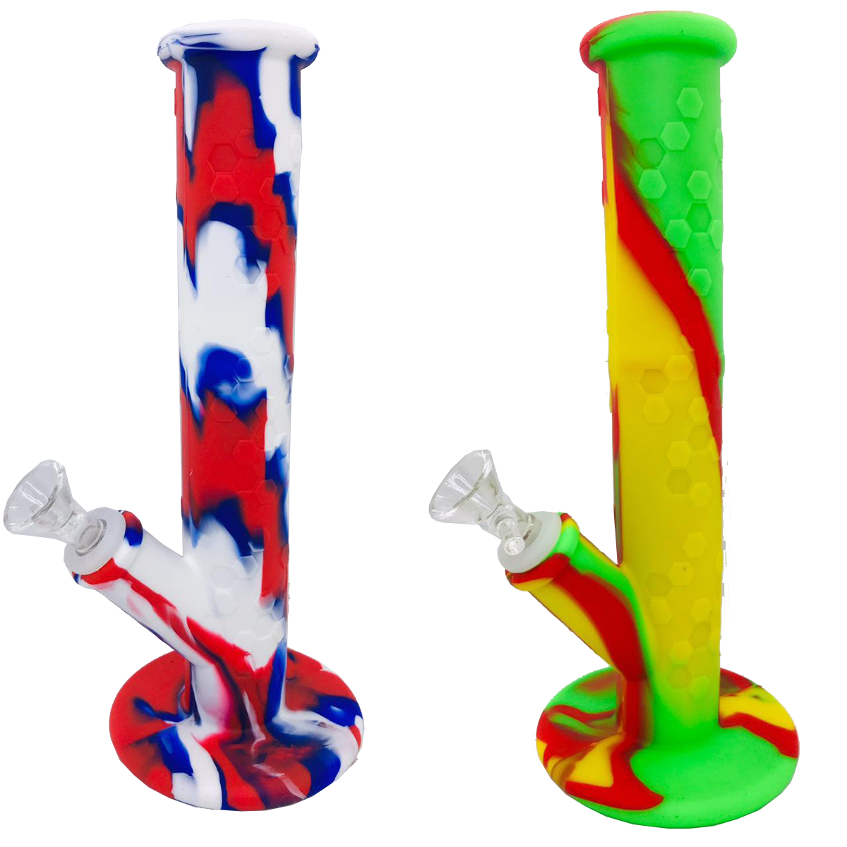 SLC19 BONG SILICONA RECTO 25CM