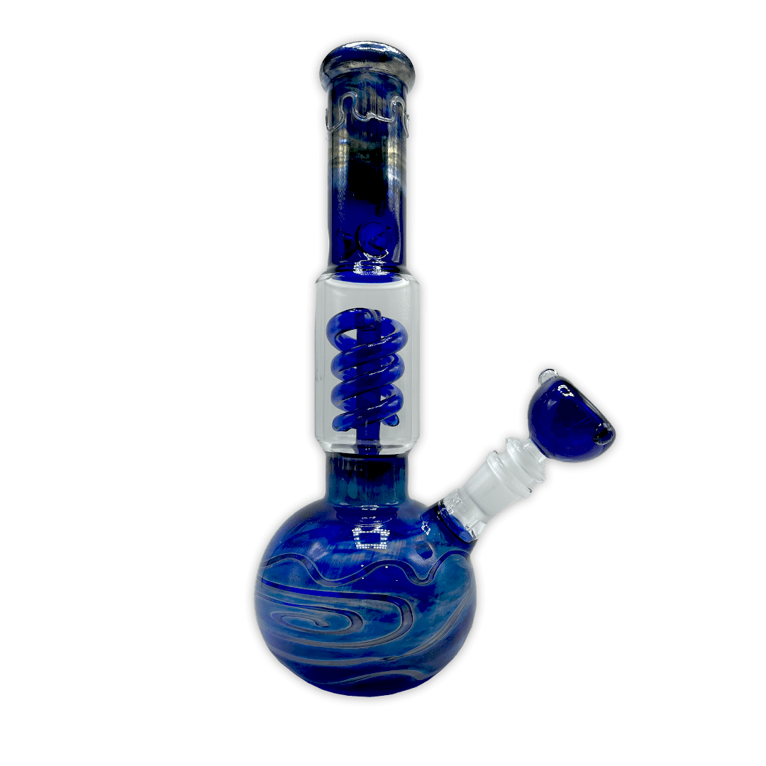 295-BONG PYREX ESPIRALC/ATRAPAHIELO 27CM