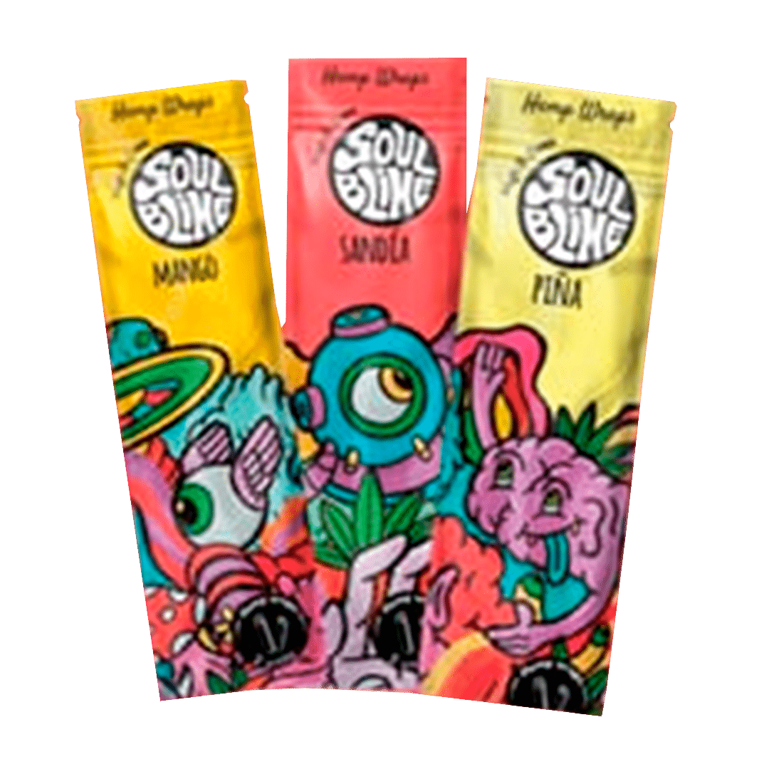 SOULBLIME HEMP WRAPS x2 TROPICAL