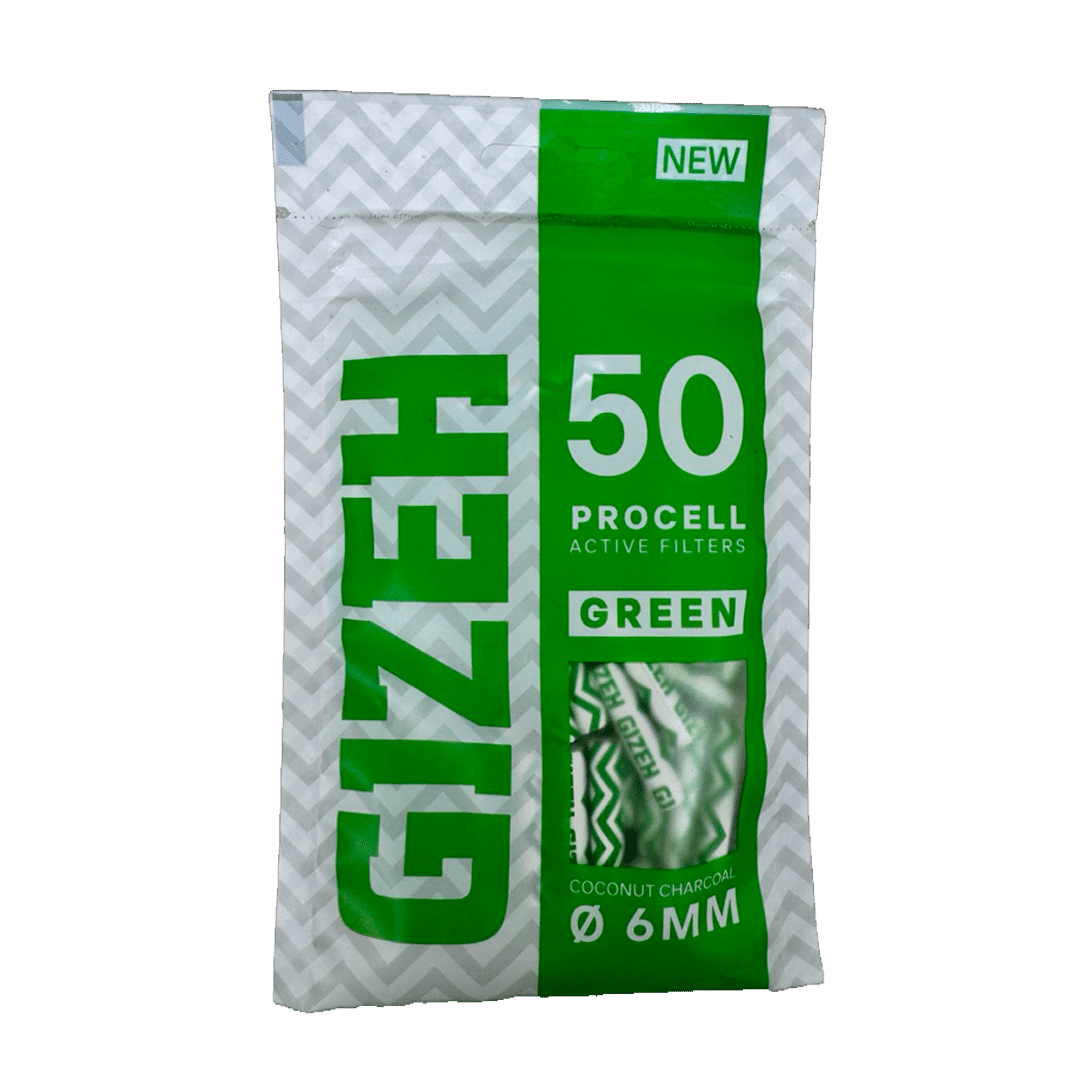 Filtro GIZEH PROCELL 50u Ø6mm Active GREEN