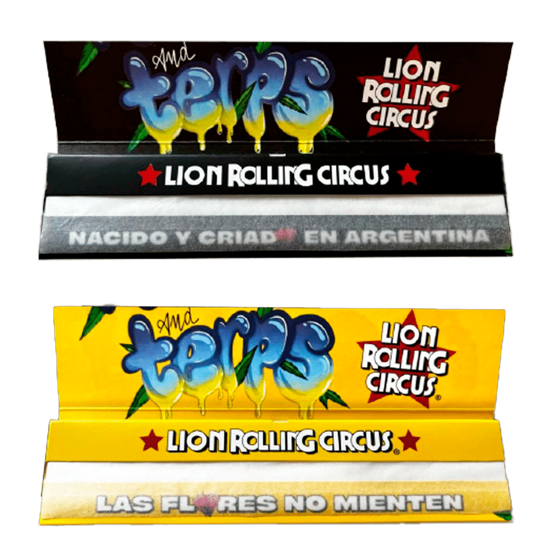 Lion Super Size Flowers & Terps 130x54mm 33 hojas