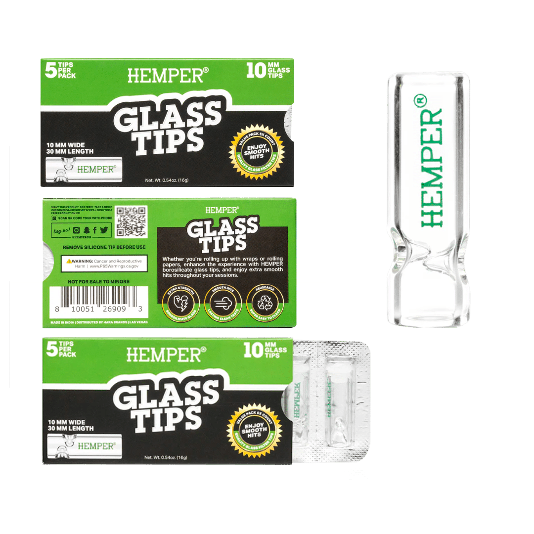 HEMPER Glass Tips 10 Ø 30 mm x5