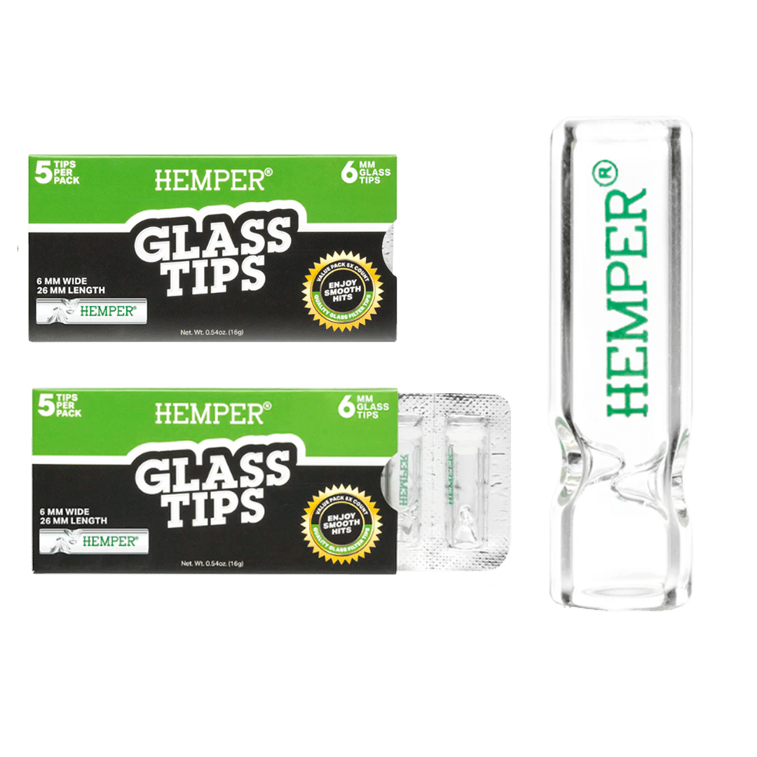HEMPER Glass Tips 6 Ø 26mm x5