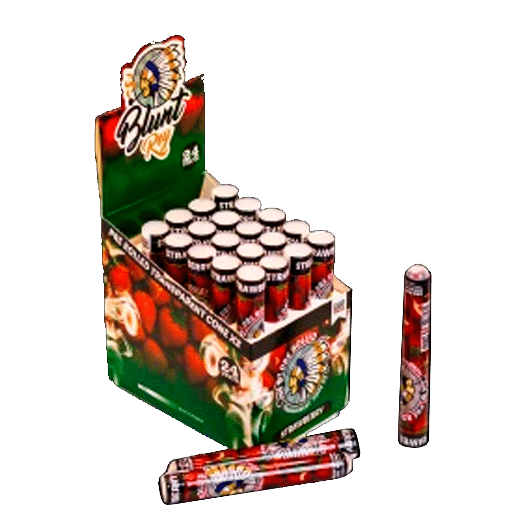 Pre Rolled Transparent CONE x2 BR 78mm CHERRY