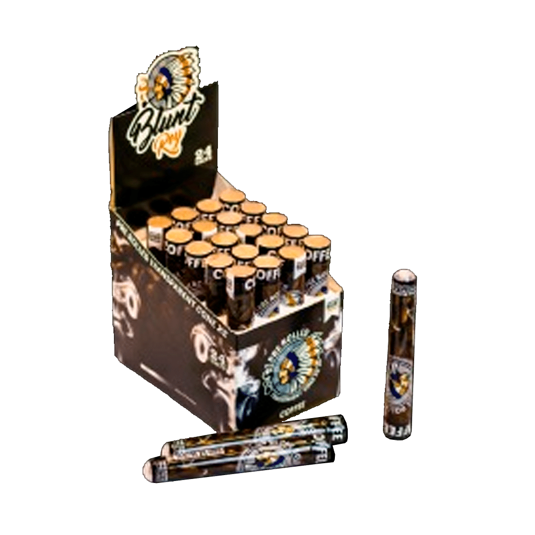 Pre Rolled Transparent CONE x2 BR 78mm COFFE