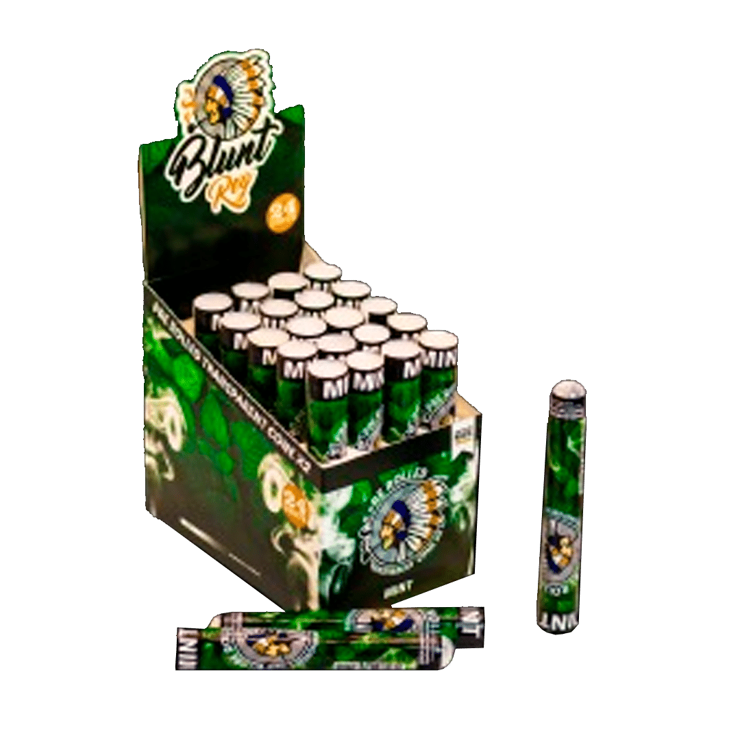 Pre Rolled Transparent CONE x2 BR 78mm MINT