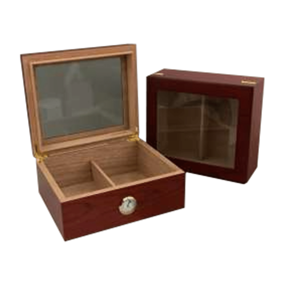 HBA003-HUMIDOR MADERA C/HIGROMETRO 260