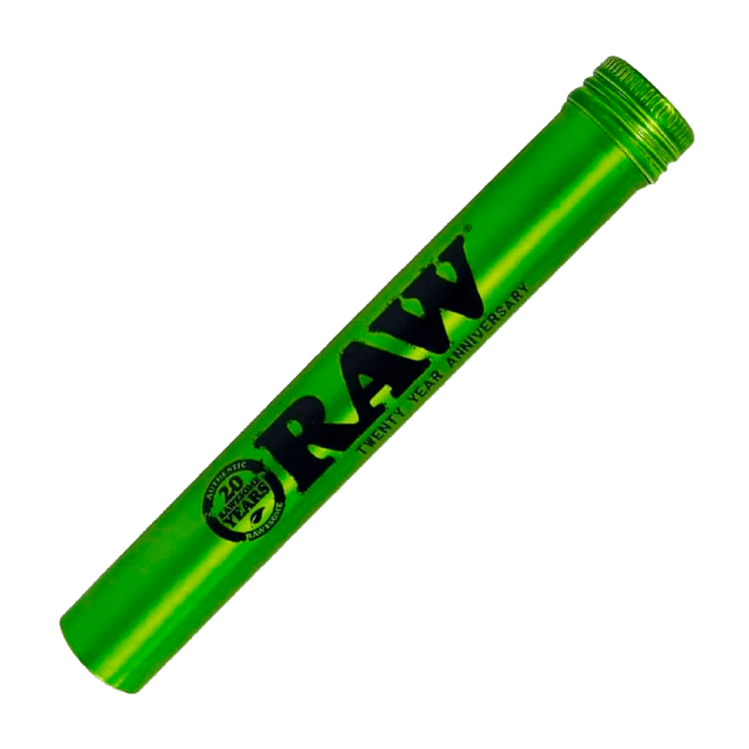 RAW ALUMINUM TUBE GREEN 115x16mmØ