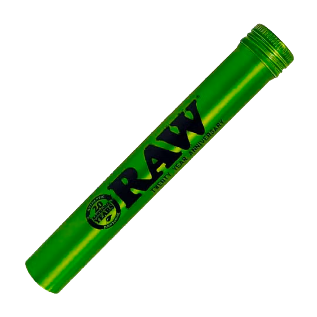 RAW ALUMINUM TUBE GREEN 115x16mmØ