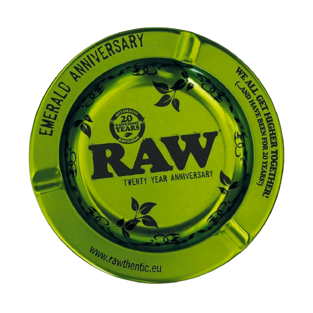 RAW METAL ASHTRAY EMERALD