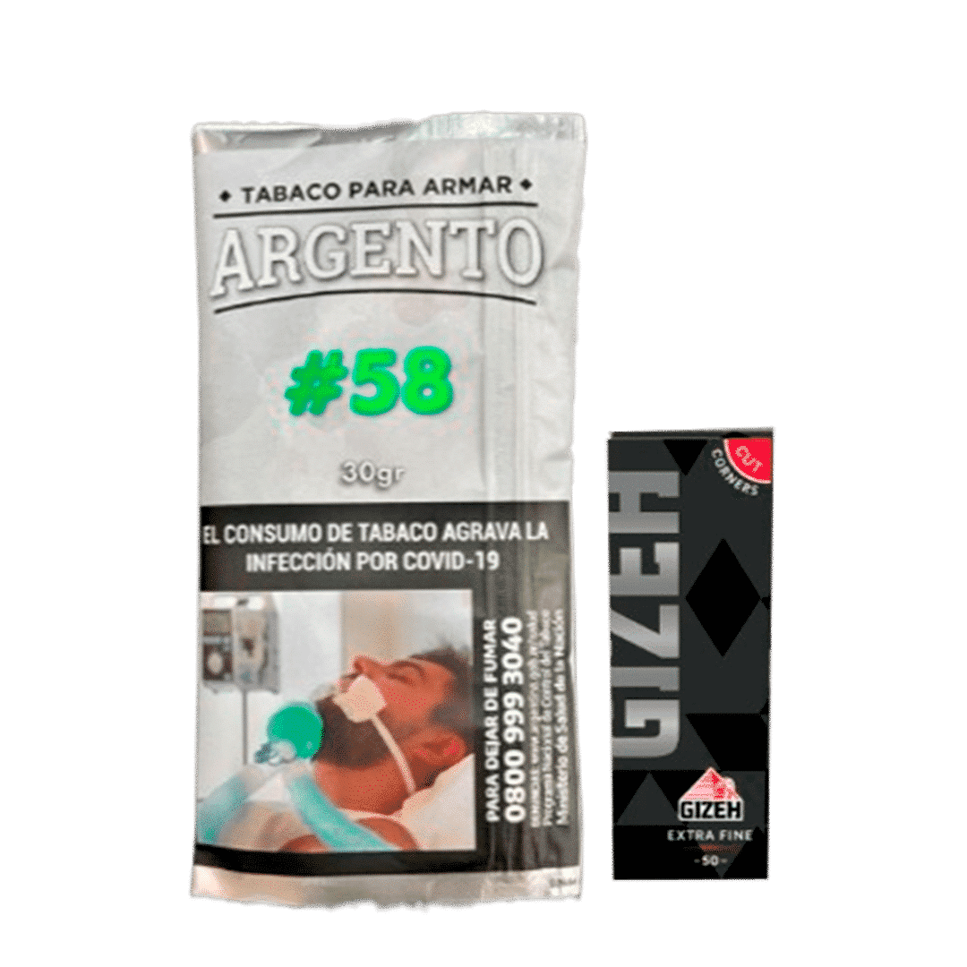 ARGENTO 30grs c/f #58 MENTA