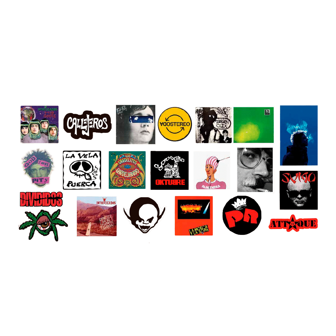 STICKER x 25 ROCK NACIONAL