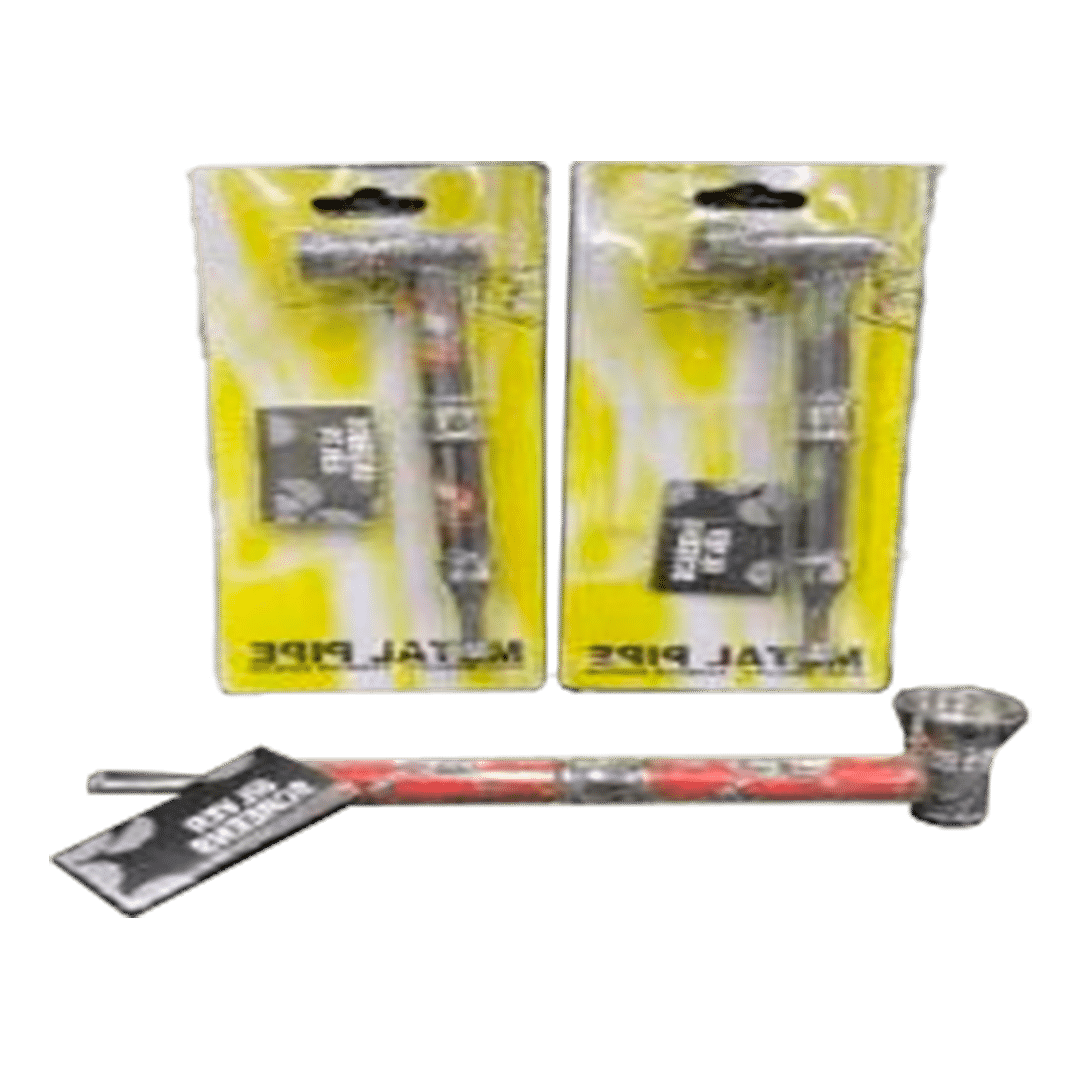 PAG034-PIPA METAL LARGA 15cm
