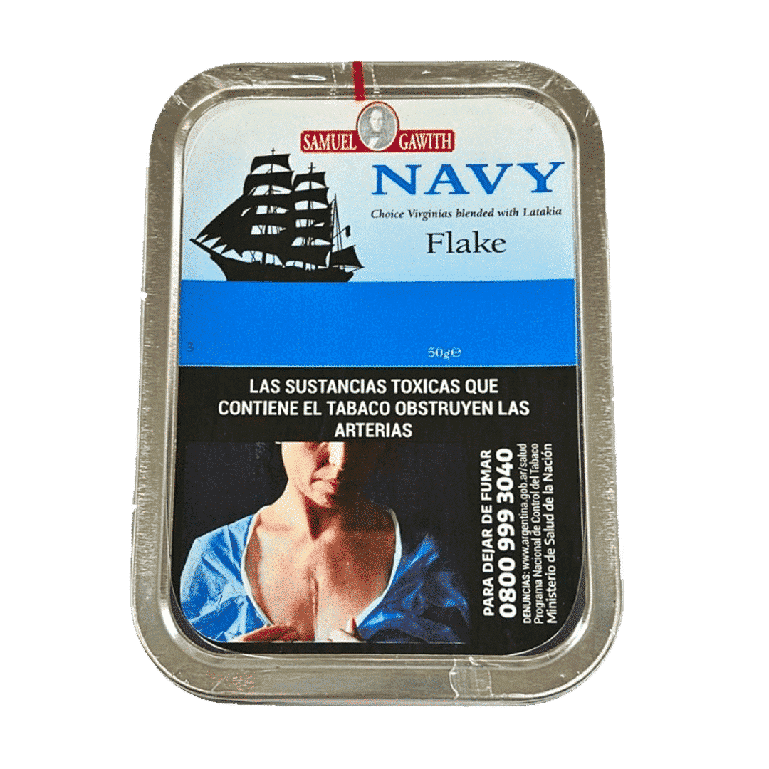 SAMUEL GAWITH NAVY Flake 50gr Lata